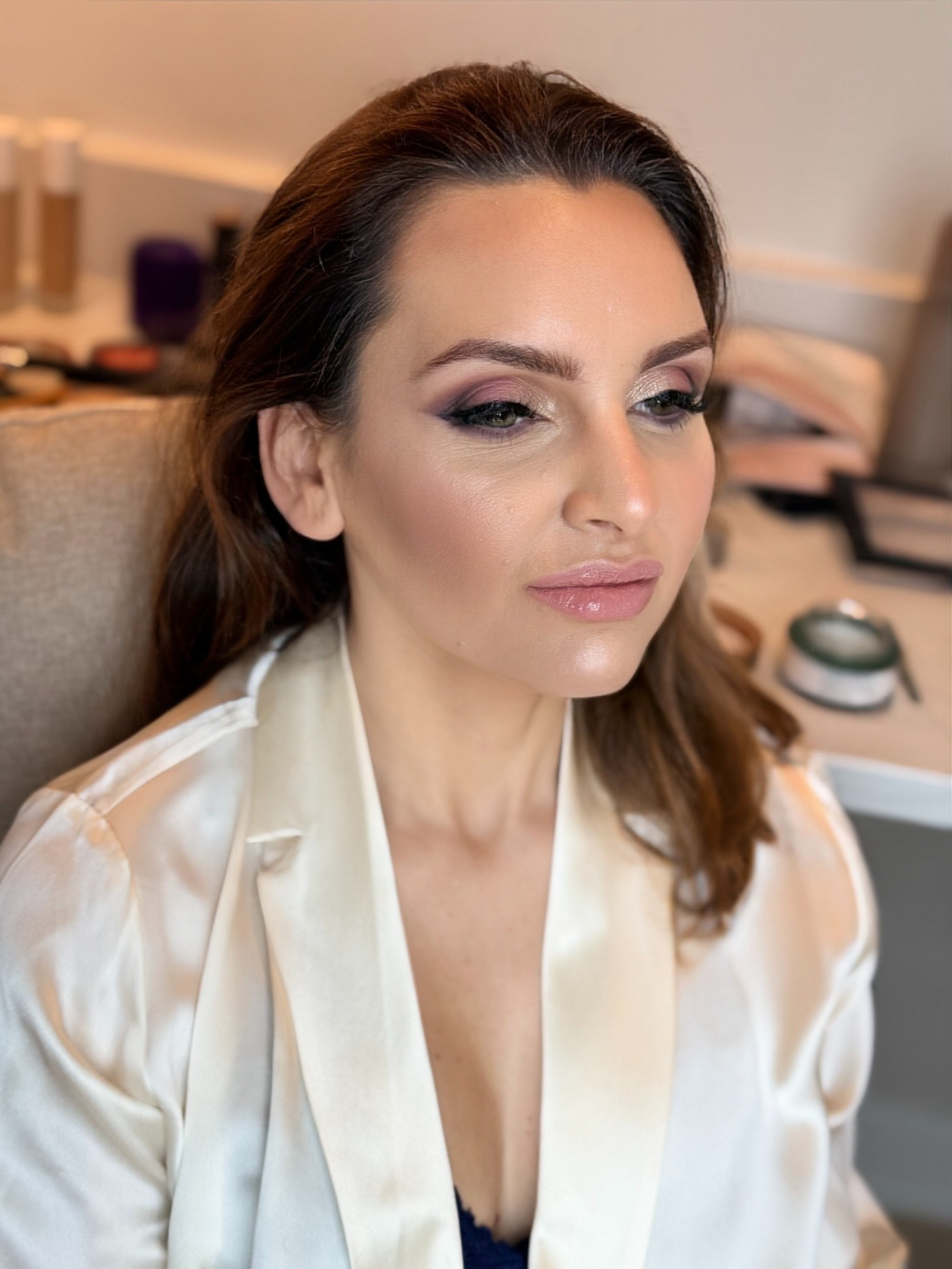 Polished makeup